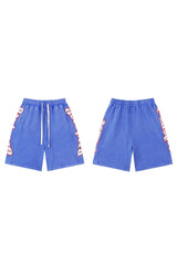 Wash water blue shorts