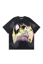 Hellstar Studios Devil's Hand Black Washed T-shirt