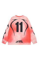 11 badge long sleeved shirt