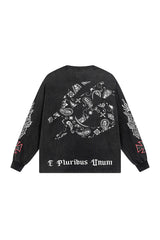 Godspeed print: long sleeved shirt