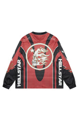 Sports mesh long sleeved shirt