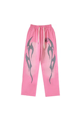 Hellstar Studios Flame Pink Sweatpants