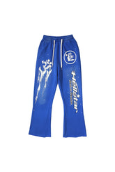 Hellstar Flare Blue Sweatpants