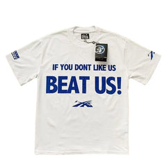HellStar StudioBeat Us! T-Shirt White/Blue