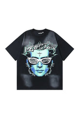 Dark series sunglasses boys black T-shirt
