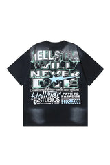 Dark series sunglasses boys black T-shirt