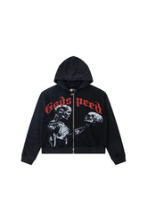 Skeleton robot, hoodie