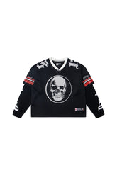 TD Layered Mesh Series Black/Black Red Shirt