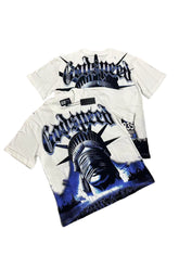 Masked Statue of Liberty T-shirt