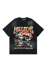 Dark Series: Rugby Skull Black T-shirt