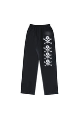 Hellstar Studios Logo Skeleton Casual Sports Pants Black