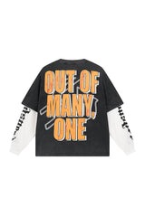 Future World: Color blocked Long sleeved Clothes