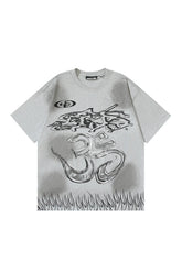 Dark Series: No.11 Printed Grey T-shirt