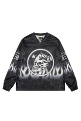 Skeleton 33 sport mesh long sleeved shirt