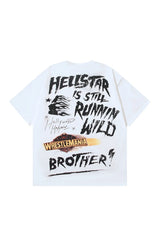 HellStar Studio Retro Printed White T-shirt