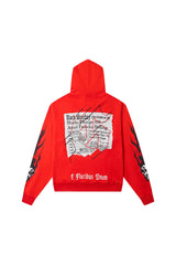 Skeleton Jazz Red Hoodie