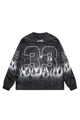 Skeleton 33 sport mesh long sleeved shirt