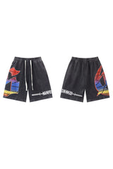 Letter black shorts