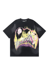 Hellstar Studios Devil's Hand Black Washed T-shirt