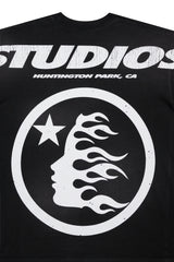 Hellstar Studios Cartoon Logo Glitter Logo T-Shirt