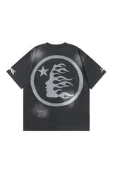 Dark Style: Sports Text Black Shirt