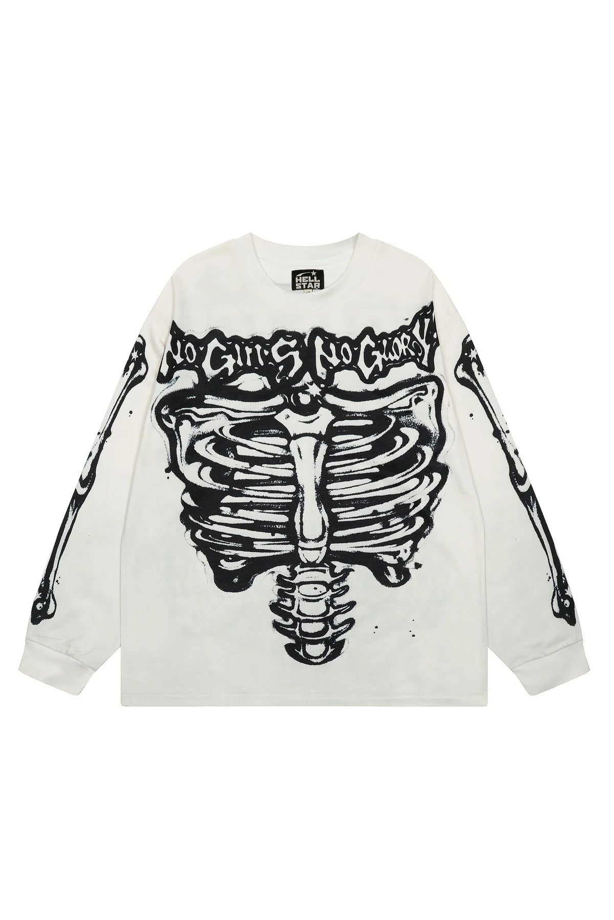 Perspective body long sleeved shirt