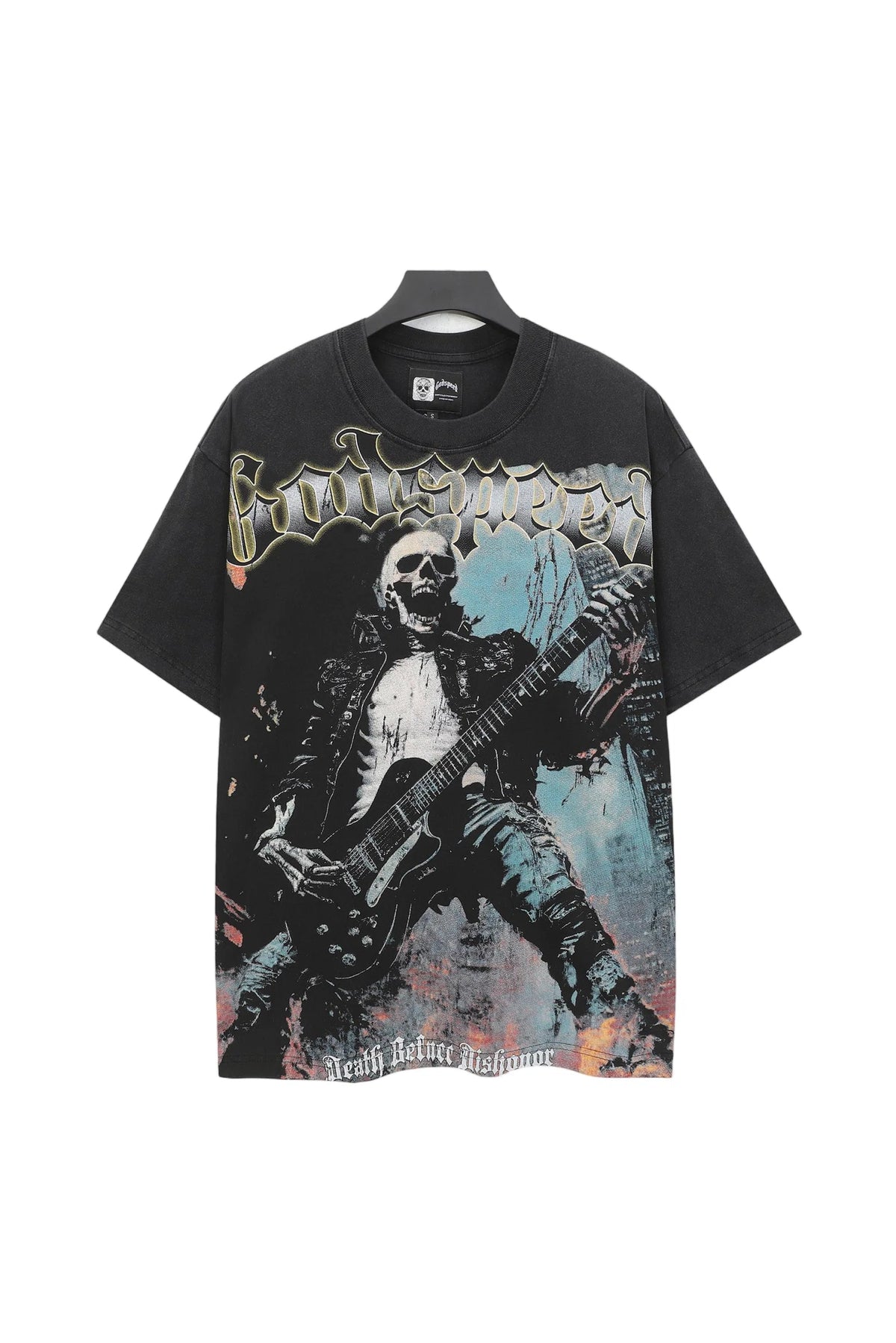 Skeleton Rock Guitar T-shirt