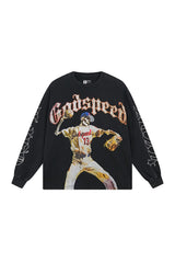 Skeleton bowler, black shirt