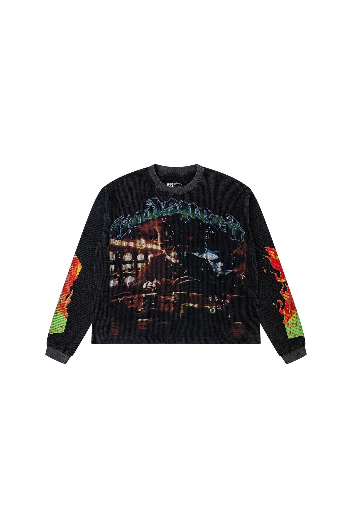 Skeleton Gambler Gentleman: Long sleeved shirt