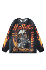 Heat's Skeleton Long Sleeve Shirt