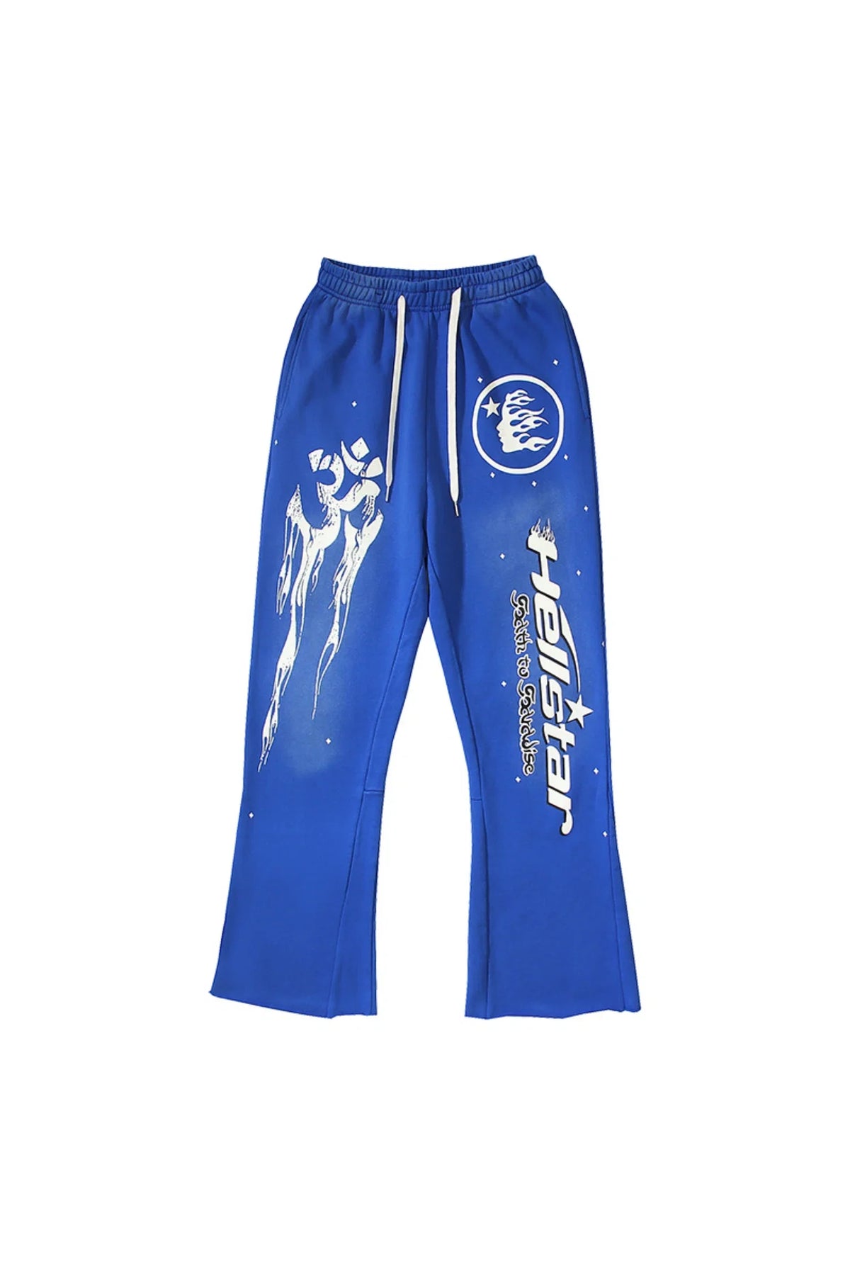 Hellstar Flare Blue Sweatpants