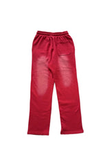 Hellstar Studios flame casual sports pants red