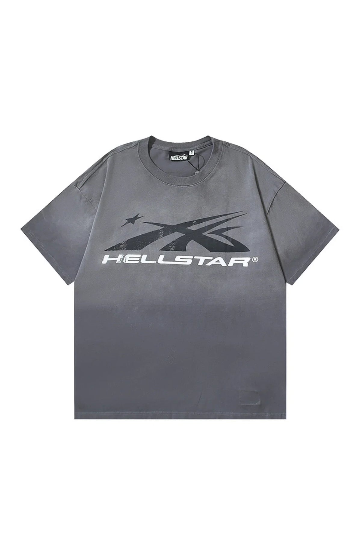 Dark Series: Side Face Goddess Printed Grey T-shirt