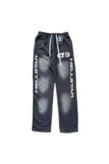 Hellstar Studios side logo casual sports pants gray