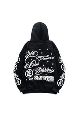 Hellstar Studios Records Amercian Hoodie Black