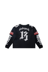 TD Layered Mesh Series Black/Black Red Shirt