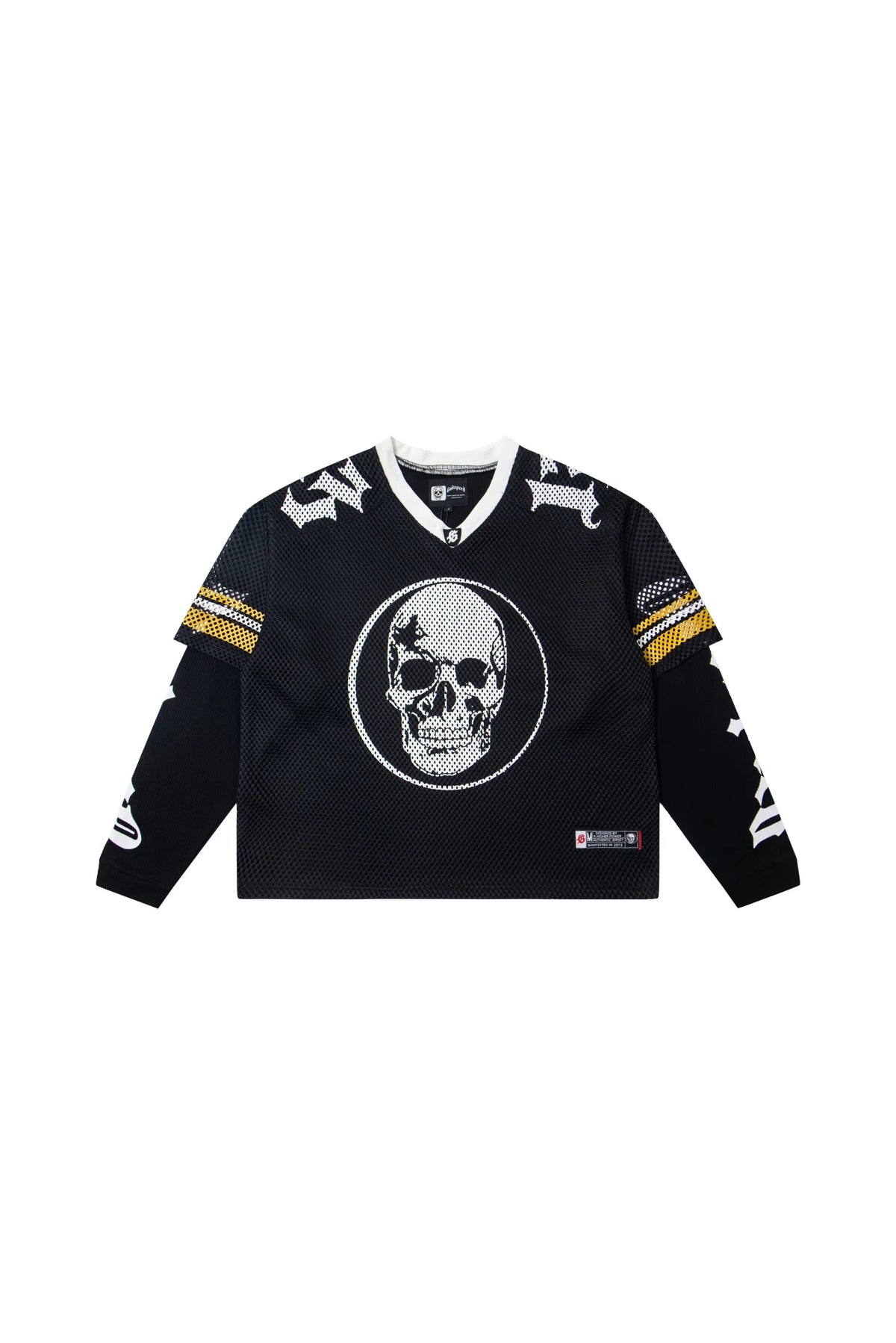 TD Layered Mesh Series Black/Black Yellow Shirt