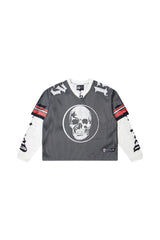 TD Layered Mesh Series Black/White Red Shirt