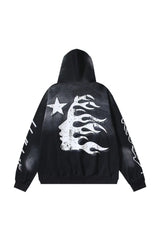 Explosive badge hoodie