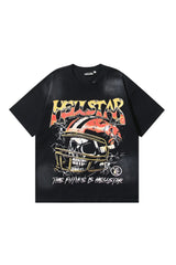 Dark Series: Rugby Skull Black T-shirt