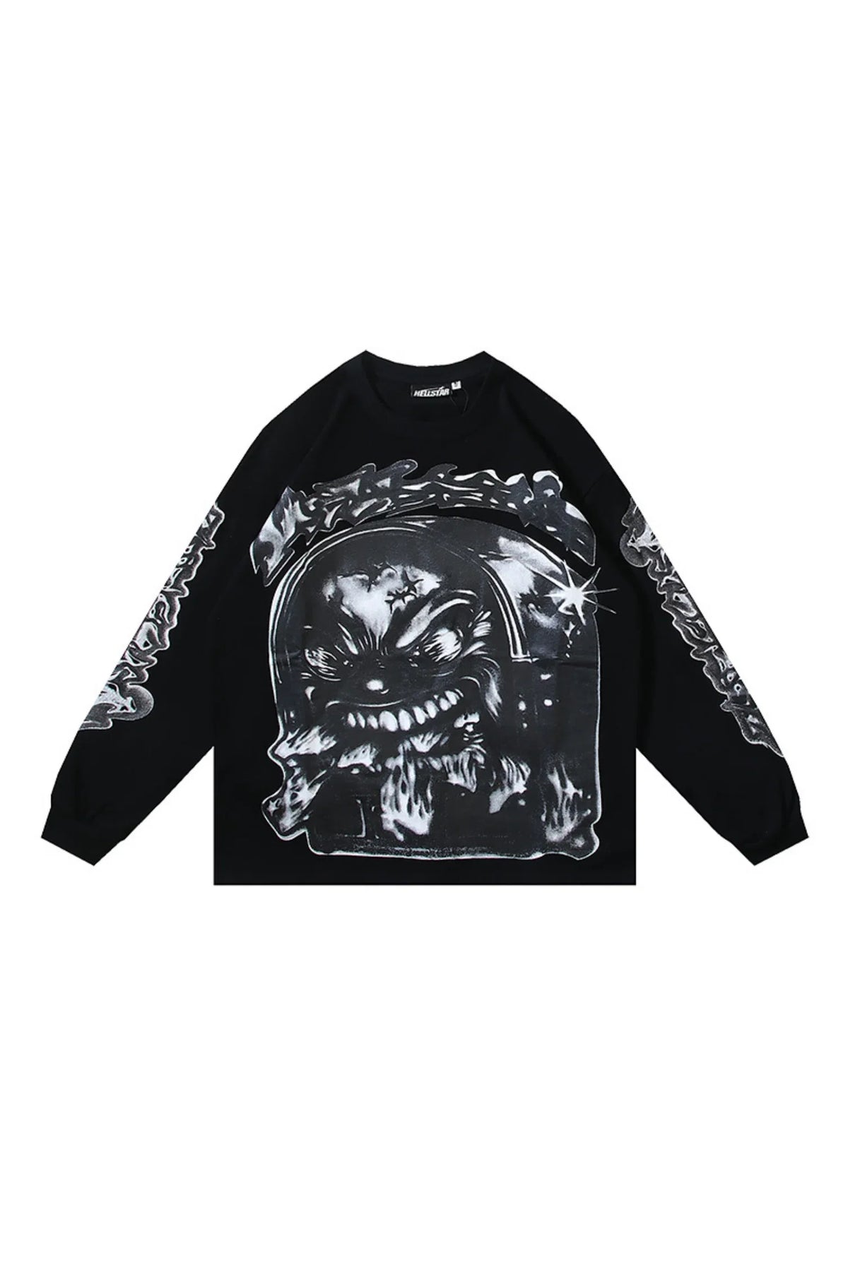 Letter printed long sleeved shirt