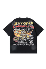 Dark Series: Rugby Skull Black T-shirt