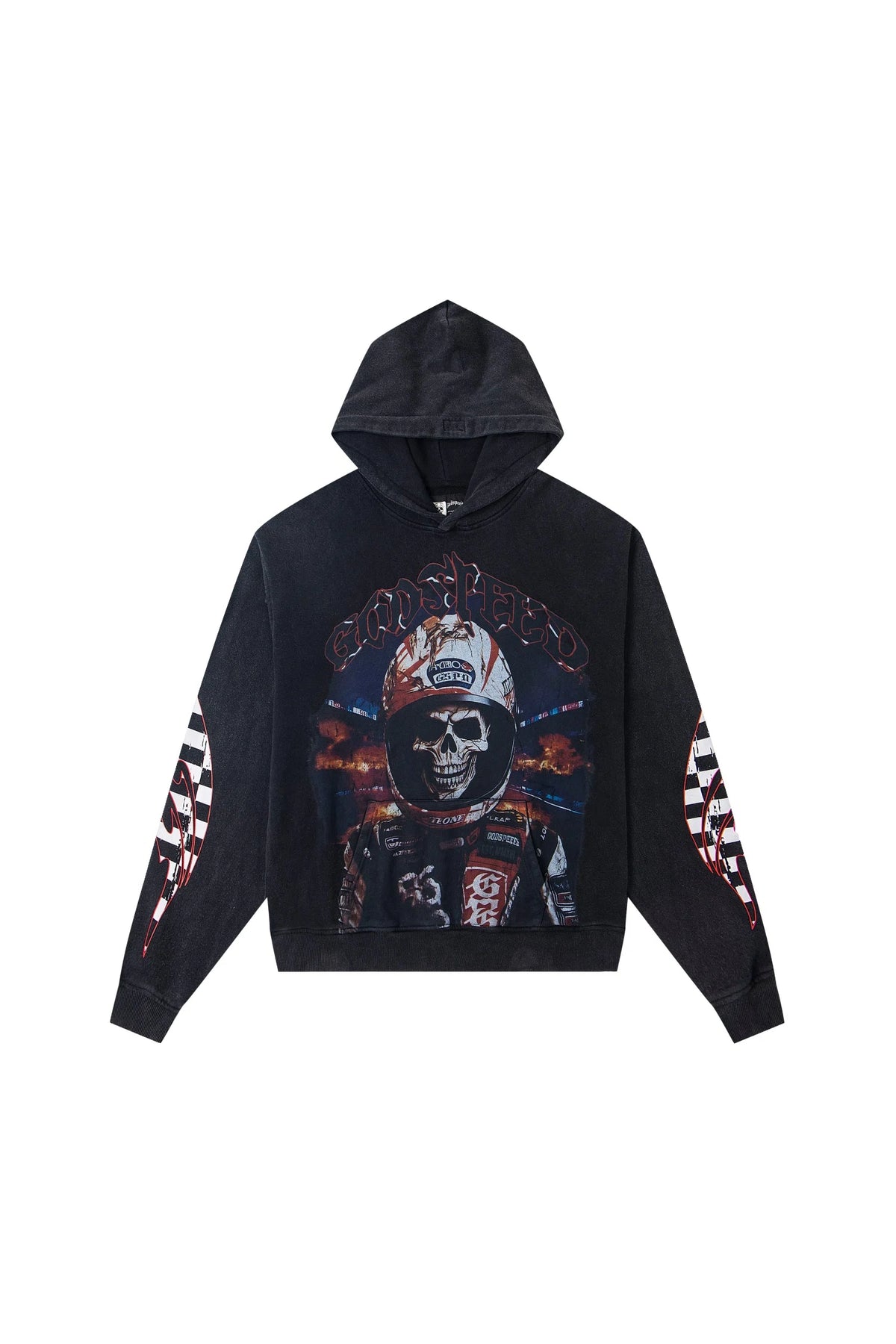 Racing skeleton, hoodie