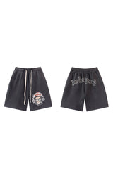 Skull racing shorts