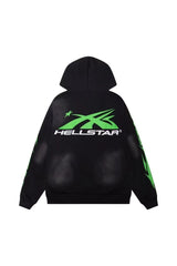 Running pattern hoodie