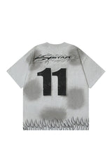 Dark Series: No.11 Printed Grey T-shirt