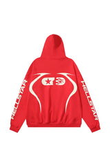 New Red Hell Star Sports Hoodie