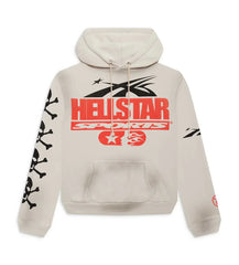 Hellstar Sports "Beat Us" Hoodie White