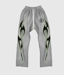 Hellstar Studios Flame Grey Sweatpants