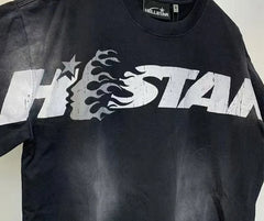 Hellstar Studios Cartoon Logo Glitter Logo T-Shirt
